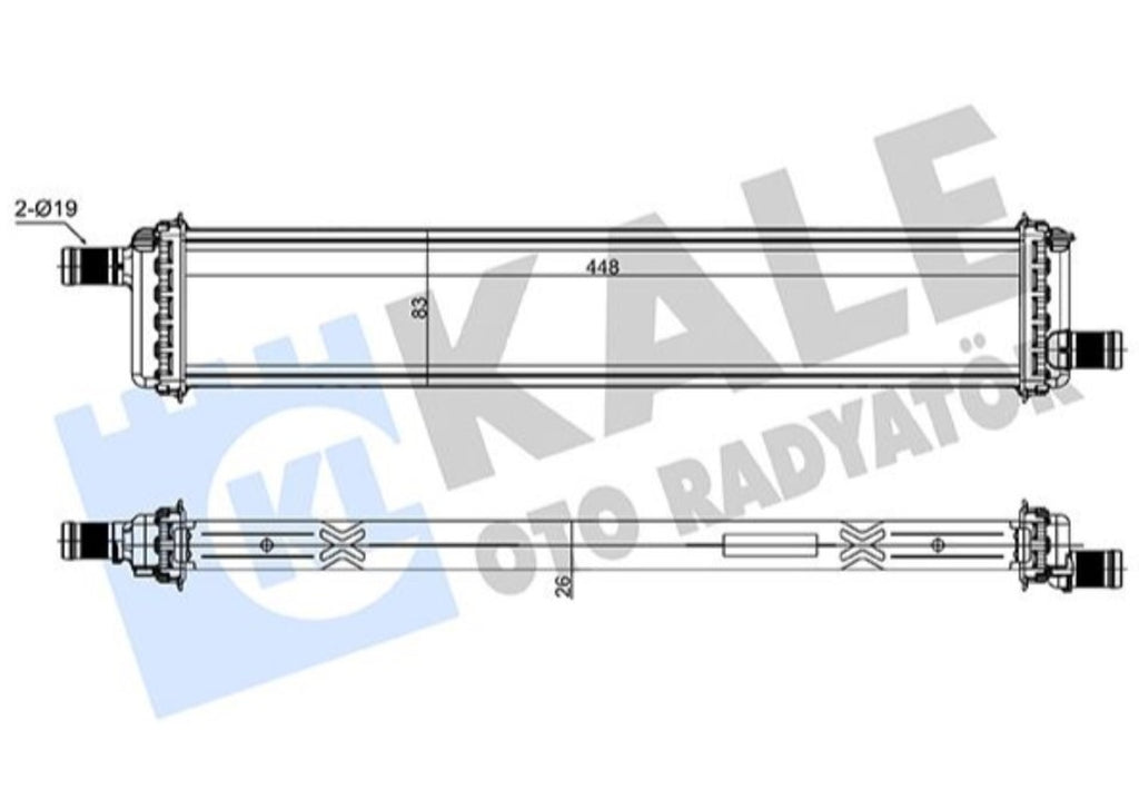 Renault Clio 5 Captur 1.5 DCI Ara Sogutucu Radyator Kale 0559121AB - main