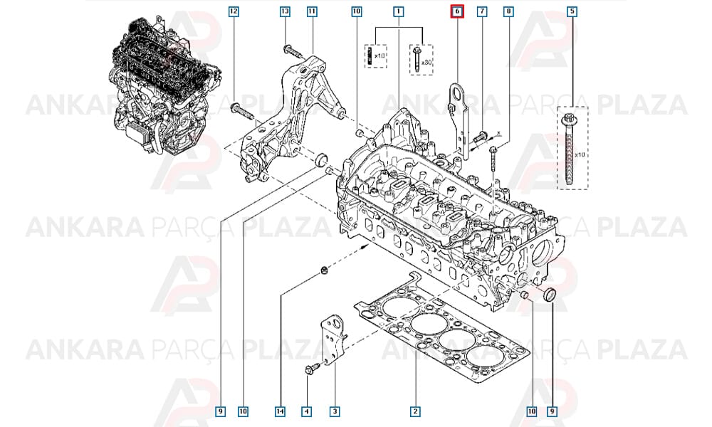 Motor Bağlantı Takozu Talisman Megane 3 100051515R