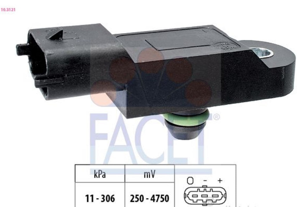 Fiat Alfa Romeo Renault Dacia Yakıt Basınç (Map) Sensörü Facet 103121 - product