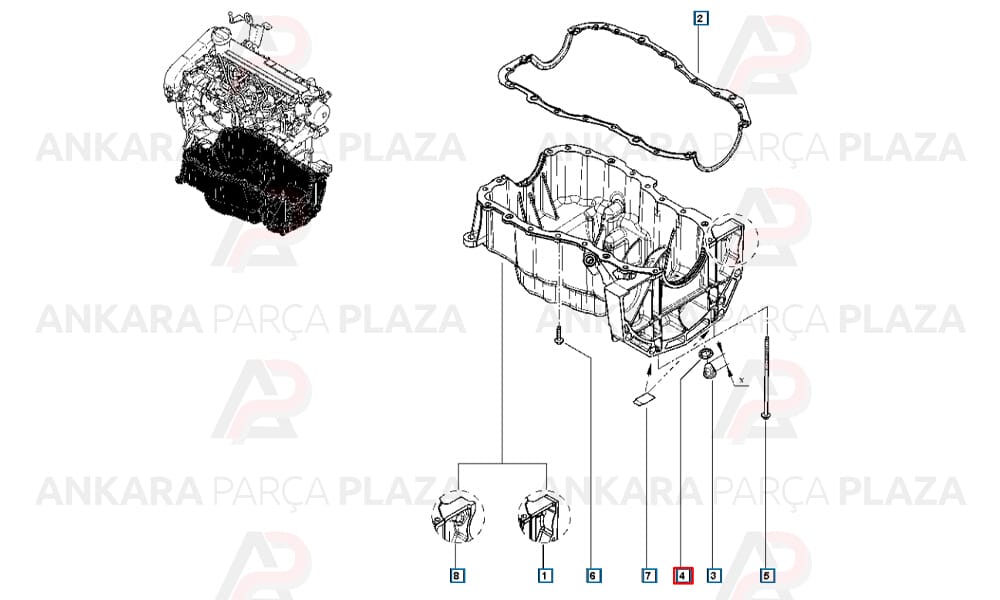 Karter Tapa Contasi Pulu Lastikli Megane Lodgy Dokker Clio Kangoo