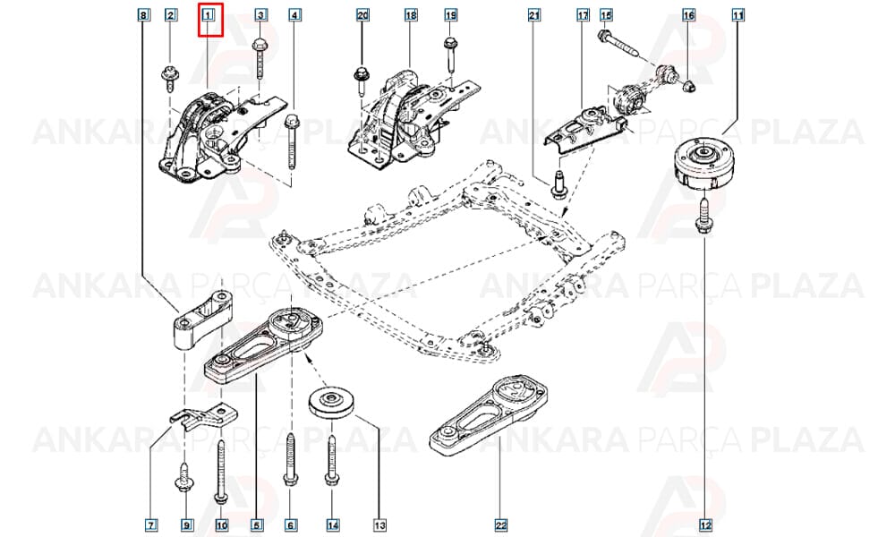 Motor Takozu Dacia Duster 2.0