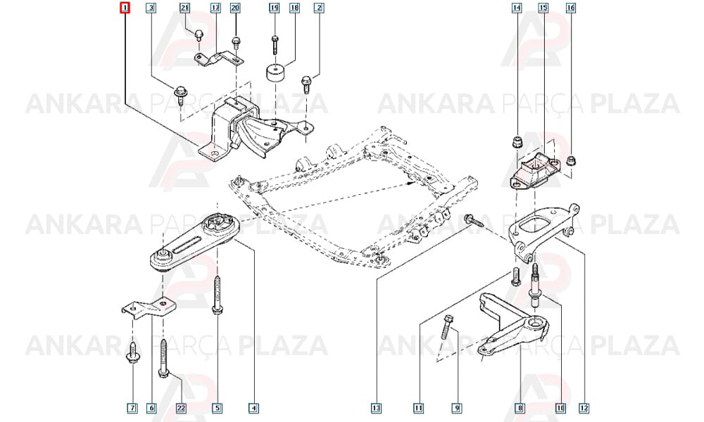 Motor Takozu Logan Sandero 1,4/1,6 16V