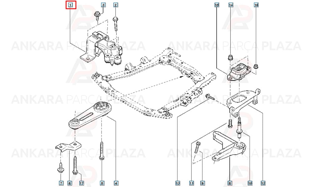 Motor Takozu Sandero 1.2 16V Logan 1.2 Komple