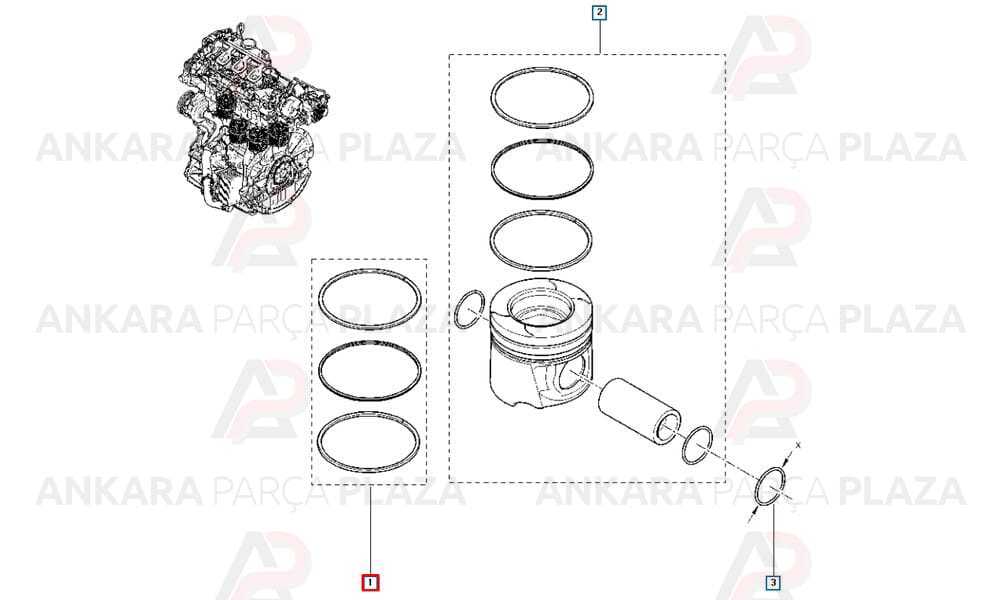 Segman 0.50 85.51Mm Master 3 2.3 Dcı Master 3 2.3 Dcı