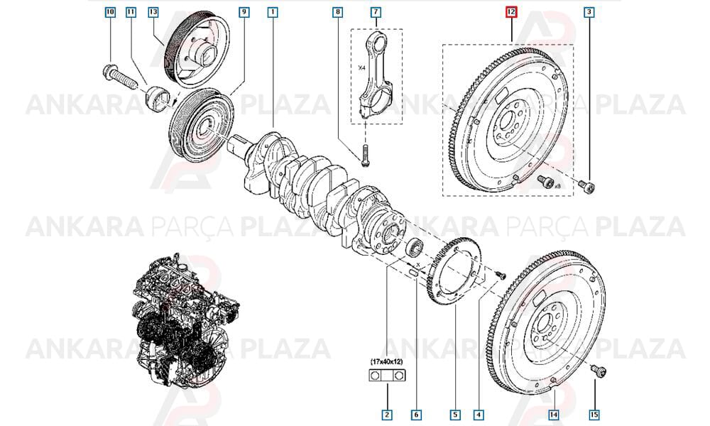 Master 3 2.3 Dcı 2010> Debriyaj Volanı Arkadan Çekişli Luk