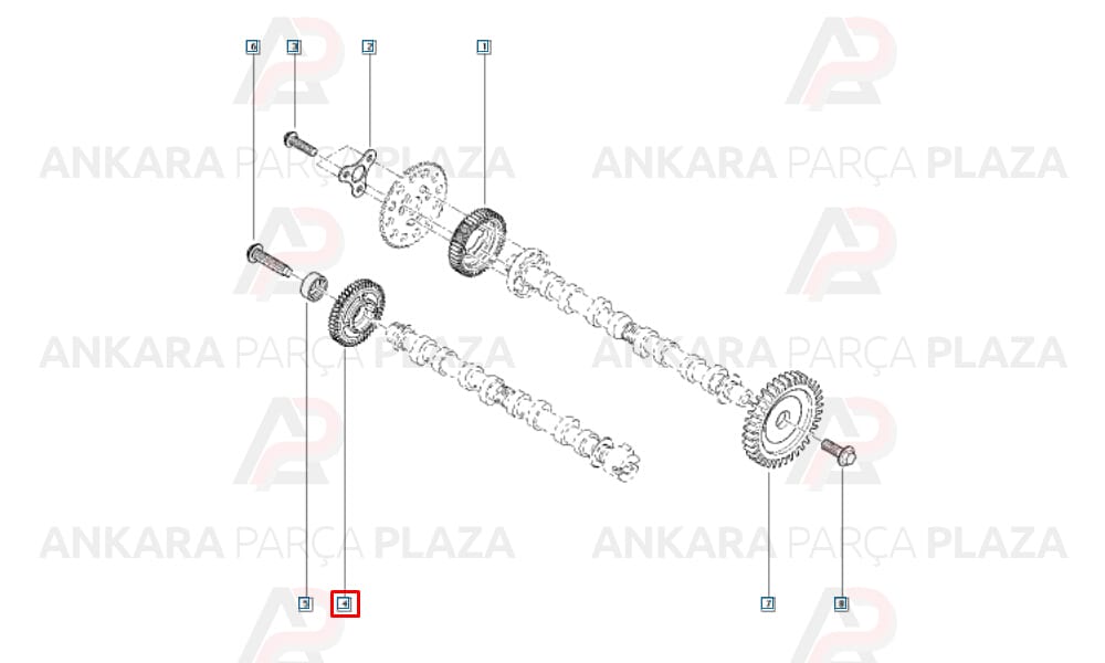 Master 3 Trafic 2.0 Dci Laguna Eksantrik Dişlisi 130246760R