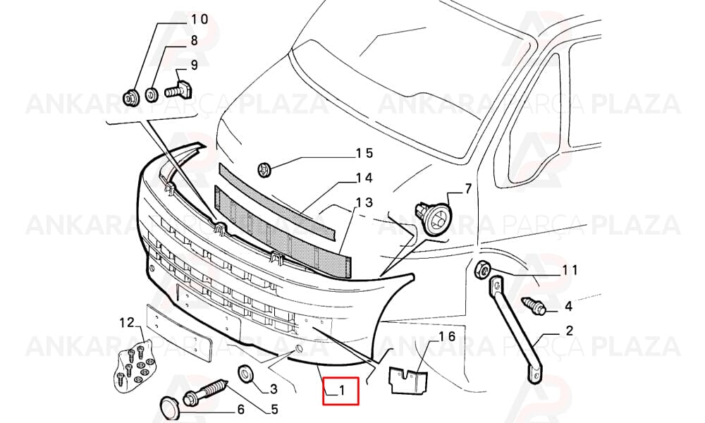 Ducato Ön Tampon 1995 - 2000 Arası 1302624604 Meydan