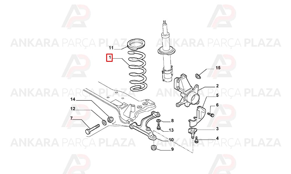 Helezon Yayı Ön Ducato 18Q 2.8Td 2002 - 2006