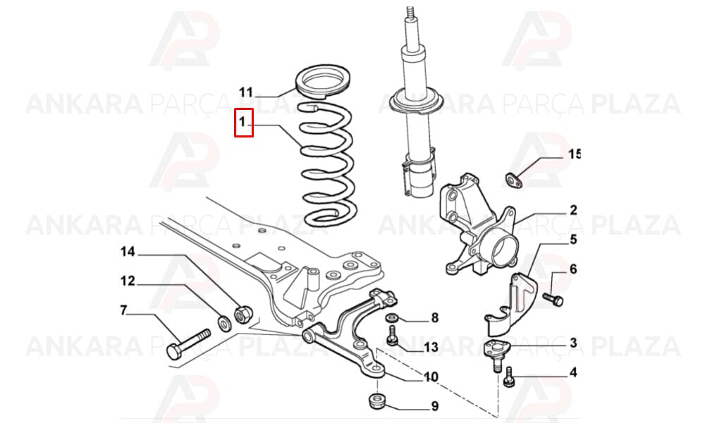 Ducato 02 - 06 Ön Helezon Yayı Sağ - Sol 2Li Set 1319262080