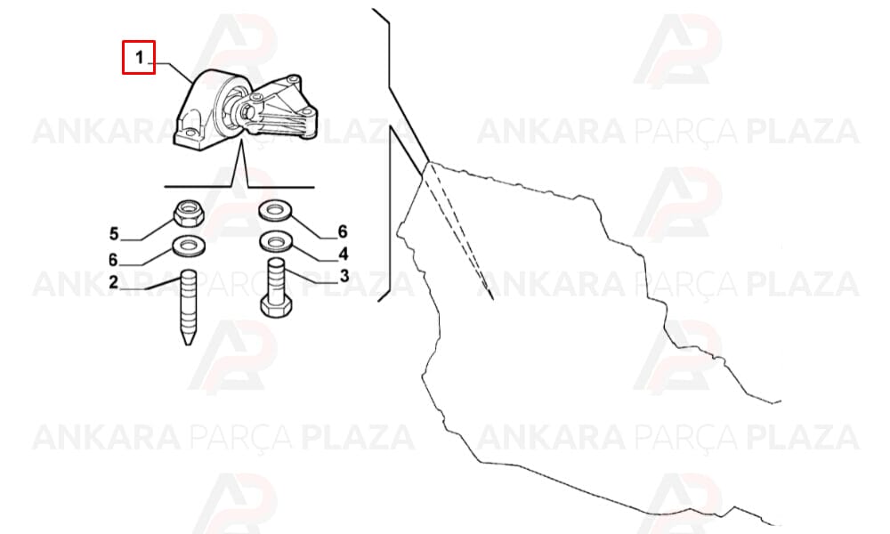 Motor Takozu Ducato 2.8Hdı 1994 2002