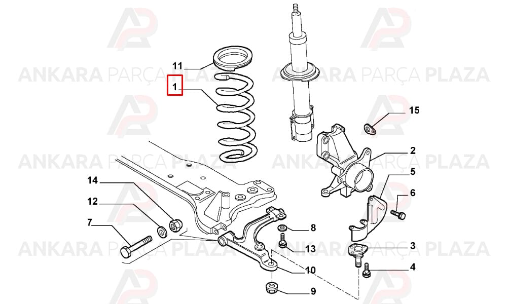 Helezon Yayı Ön Fiat Ducato 2 2007 - 2011