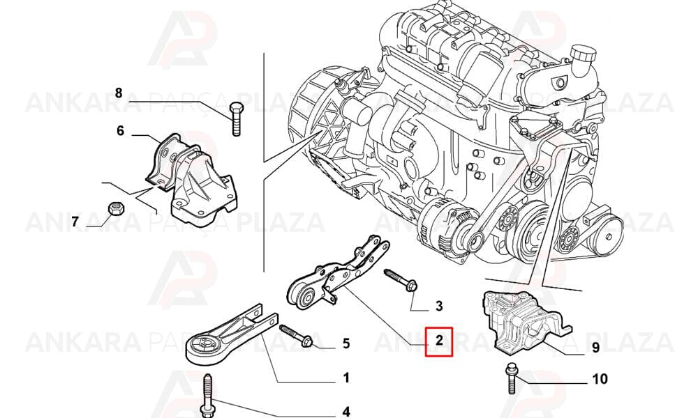 Şanzıman Takozu Ducato 3.0 Jtd