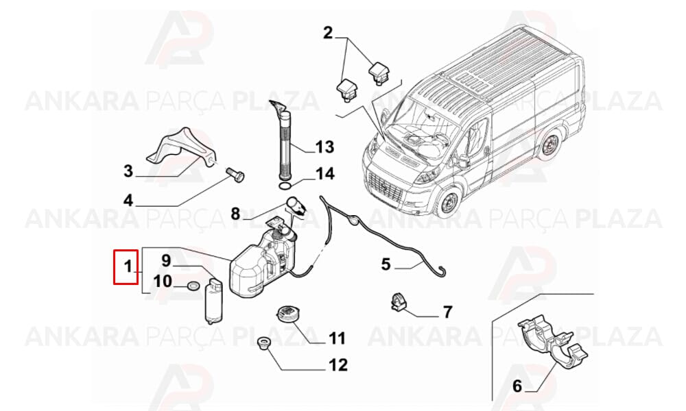 Su Fiskiye Deposu Ducato 3