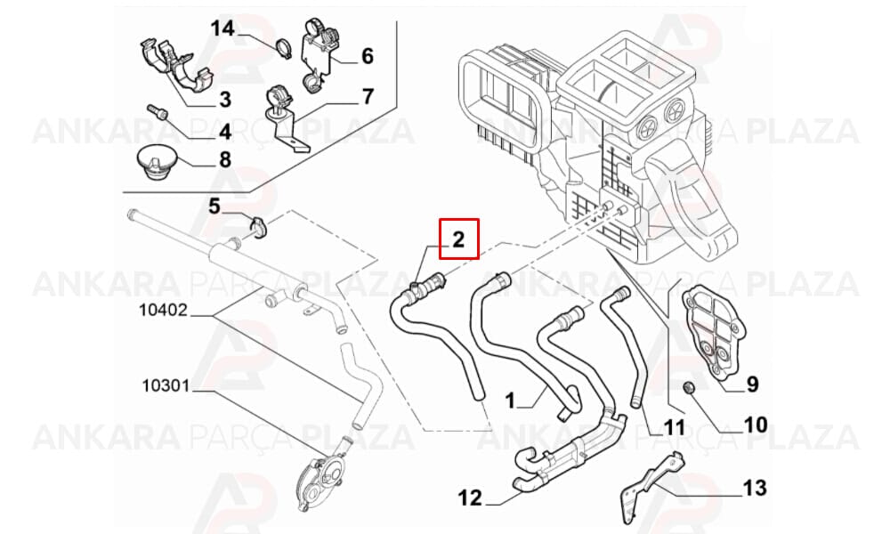 Kalorifer Hortumu Ducato 3 3 3 2.2 Jtd 110 120 Hp