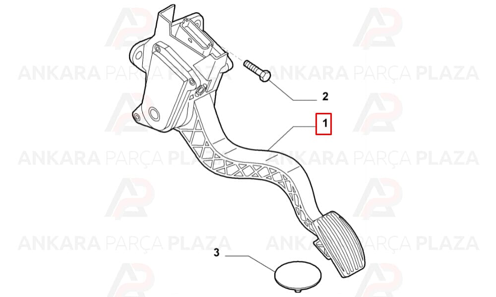 Ducato 2001> 2.3 Gaz Pedalı Bitron