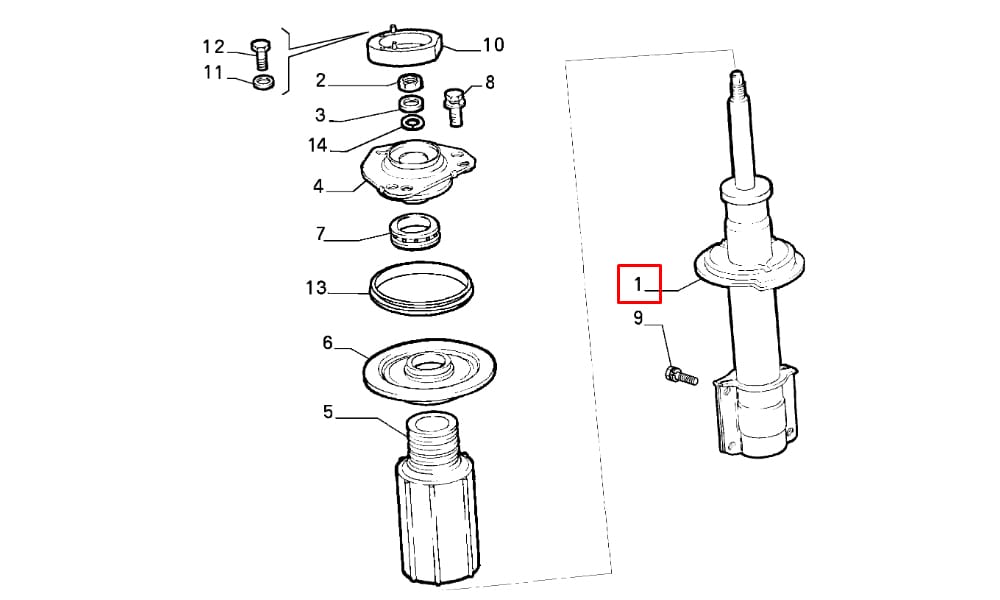 Ön Amortisör 18Mm Kalın Mil Fiat Ducato 1994 ->