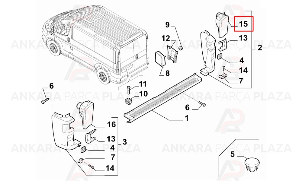 Ducato Sis Farı Arka Sağ 2007 - 2014 Meydan