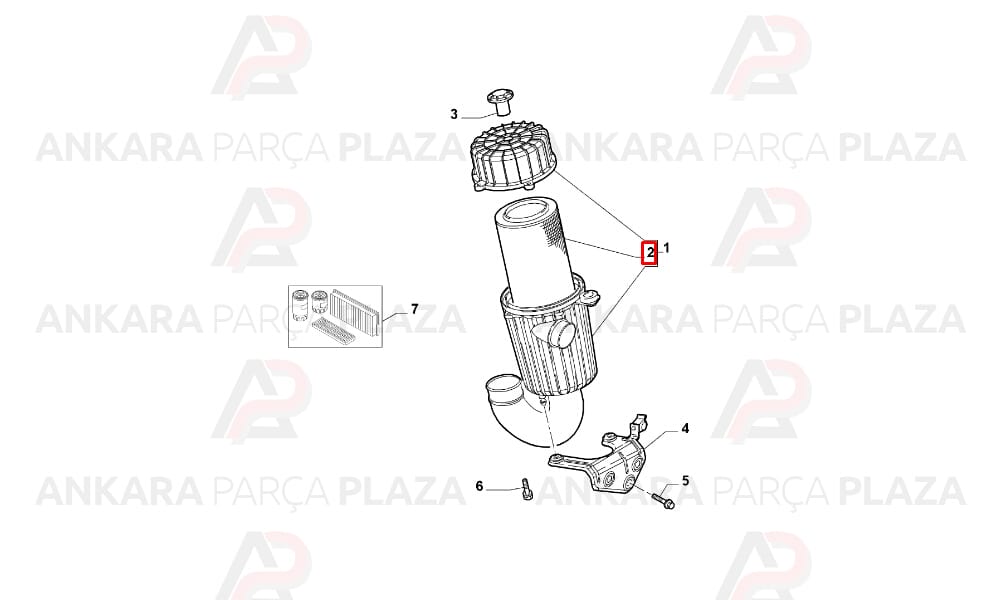 Hava Filtresi Ducato 2006 > 2,2Jtd 2,3Jtd