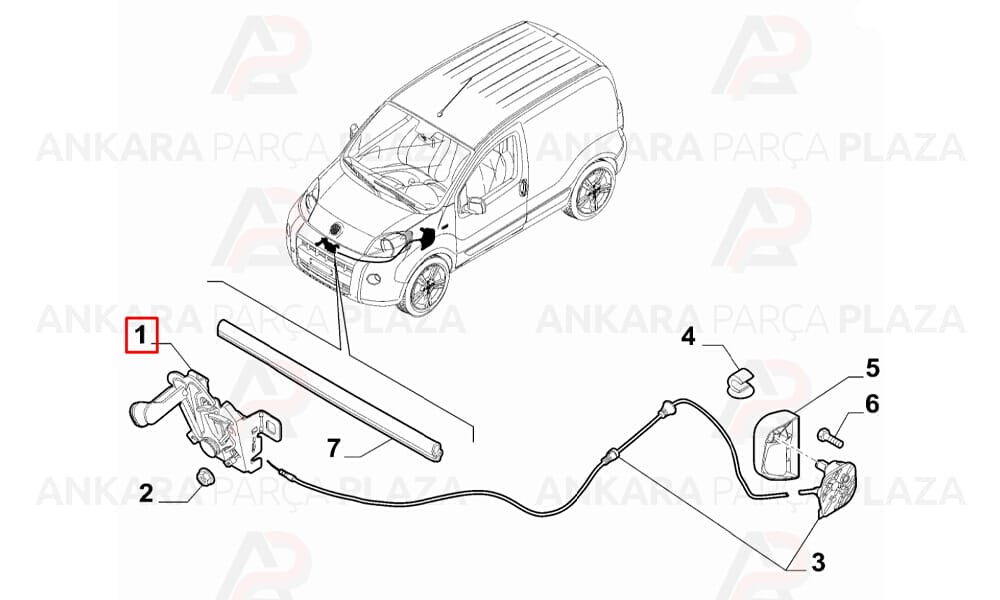 Motor Kaput Kilidi Fiorino 2007 >