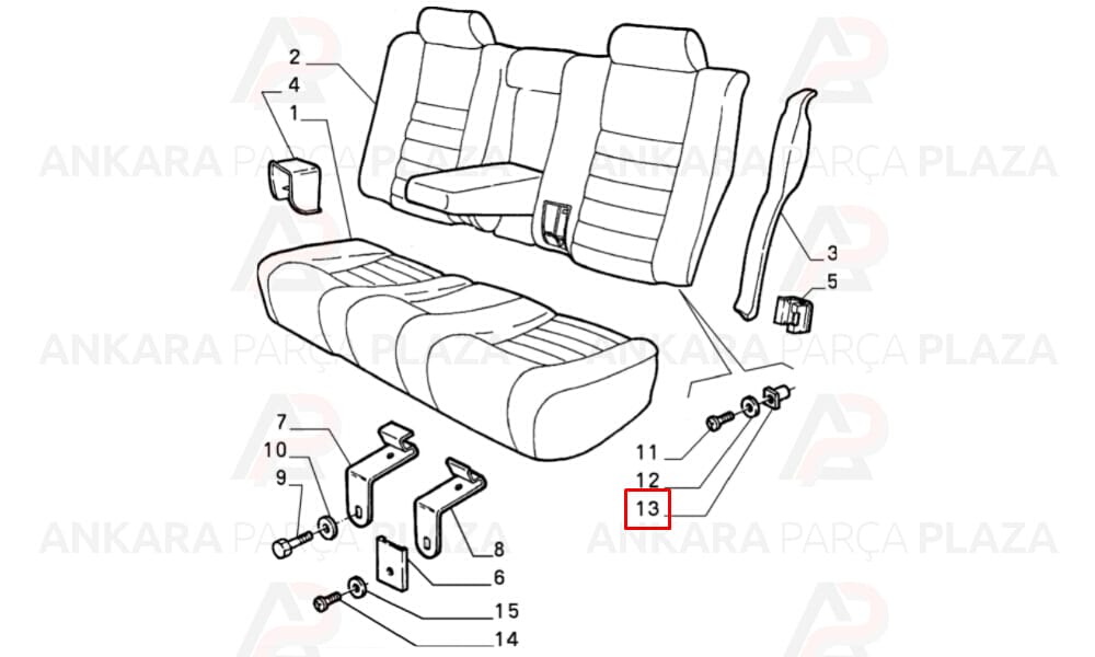 Panjur Klipsi Doğan Kartal Şahin Slx Saclı Tip