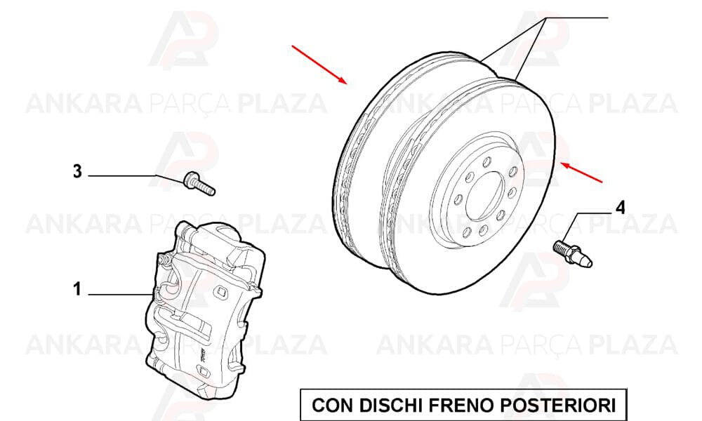 Ön Fren Diski Adet 304Mm Scudo 2007 ->