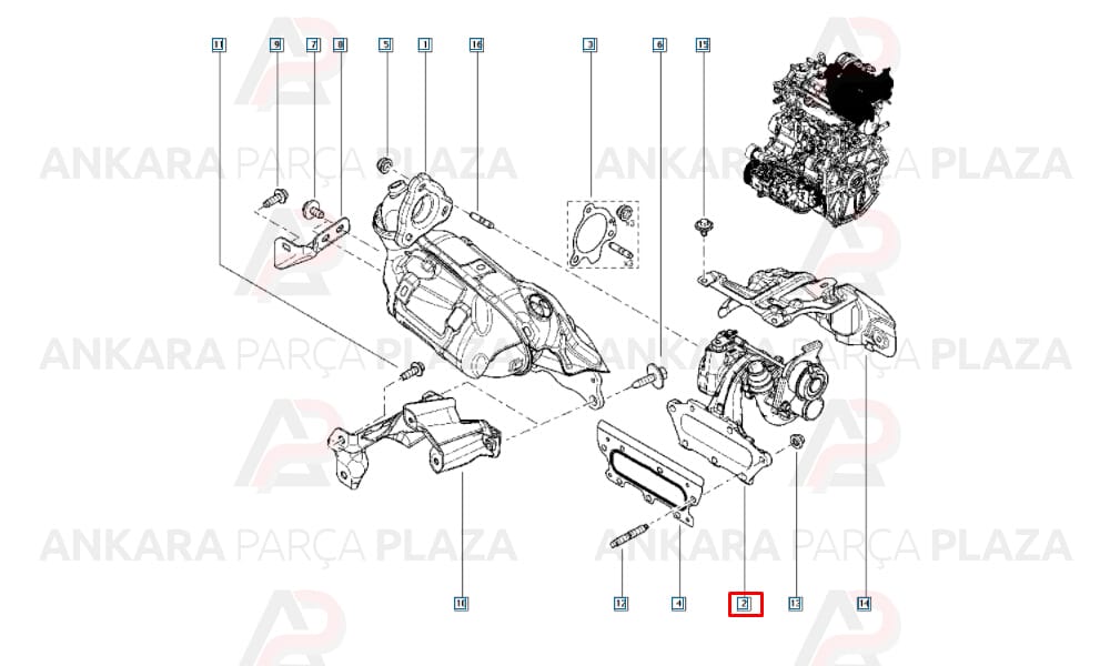 Captur Clio 0.9 Tce - 1.2 Turbo Orijinal 144103742R