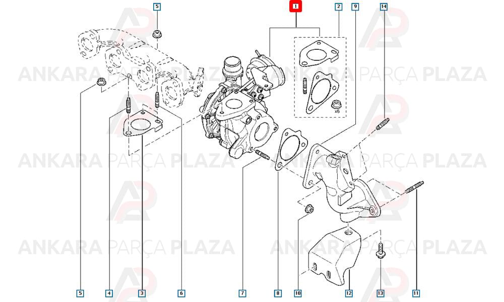 Master 3 2.3 Dci Turbo Orijinal 144104495R