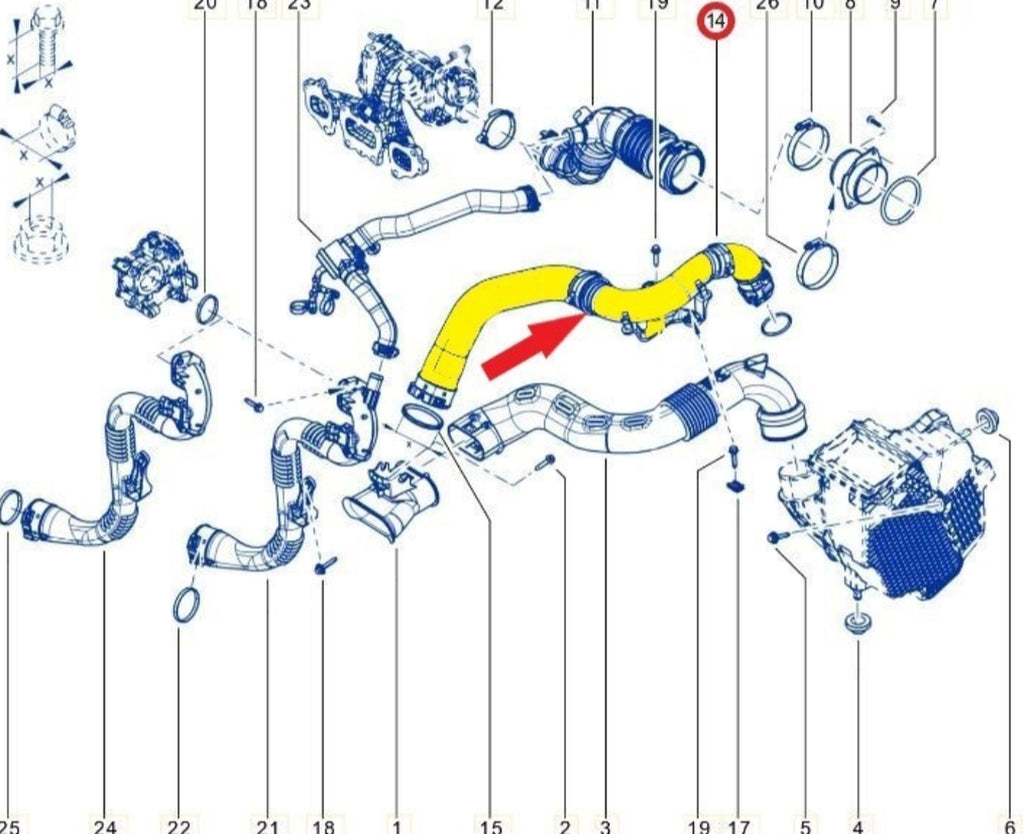 Renault Clio 4 Captur Duster Turbo Çıkış Borusu Mais 144602500R - main