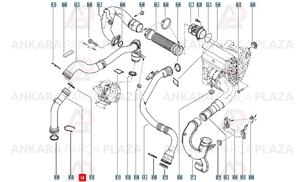 Hava Filtre Borusu Fluence 1.5Dci 90Hp
