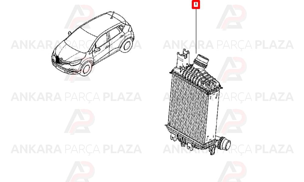 Captur, Clio 4 0.9 Tce Turbo Radyatörü Orijinal 144963014R