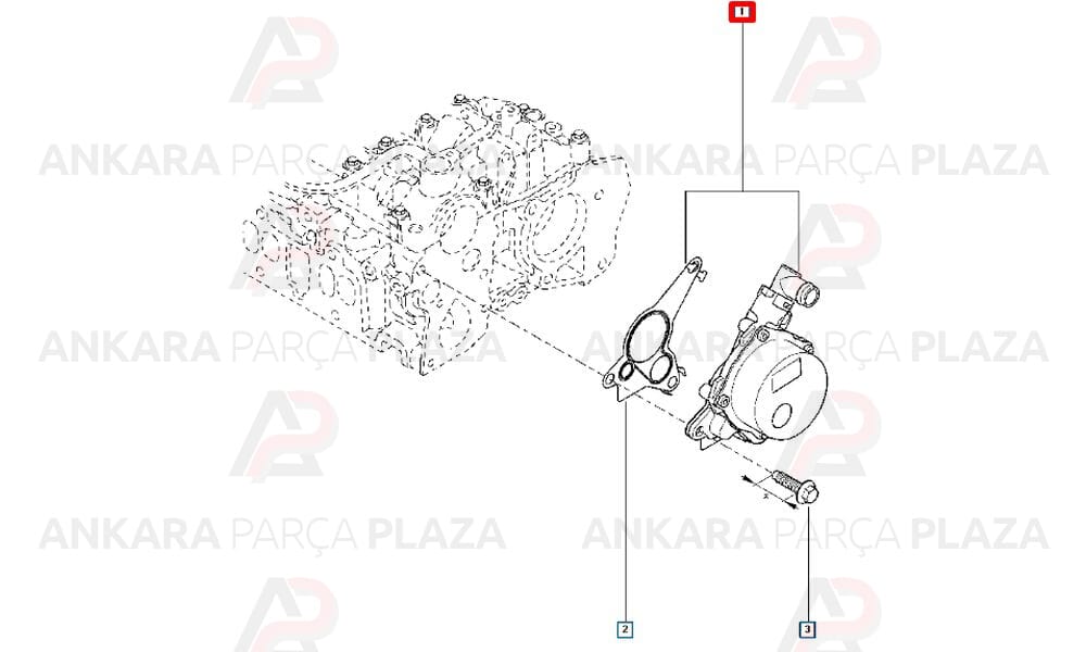 Trafic 3 Vakum Pompası 146502570R