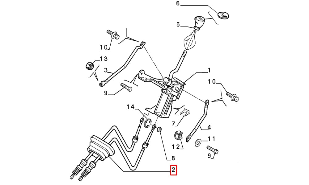Scudo 1.9 Vites Teli Cavo