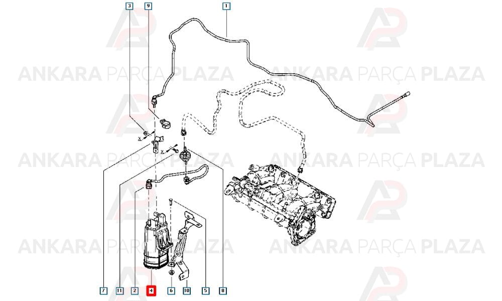 Kanister Clio 4 Logan Dokker Duster Lodgy Sandero Ym. 149502437R