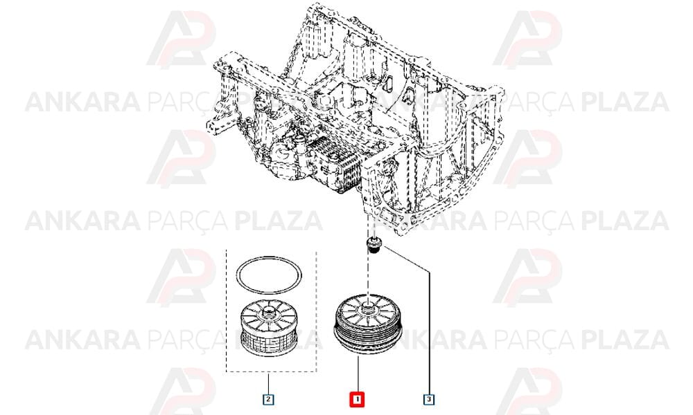Duster, Captur, Clio, Megane 1.2 Yağ Filtresi Purflux