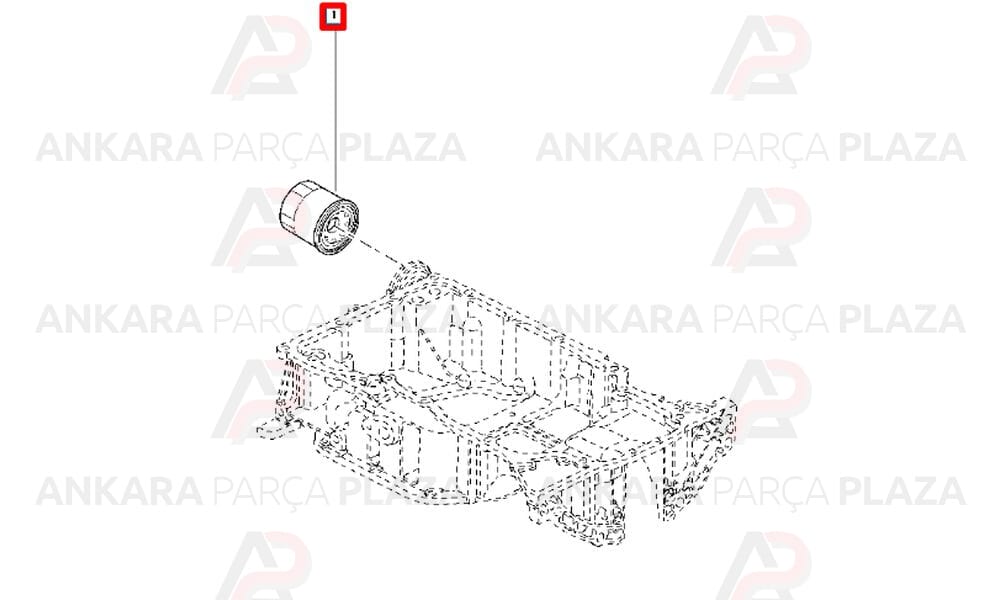 Fluence, Megane 3 - 4, Koleos 1.6 16V Yağ Filtresi Orijinal 152085758R