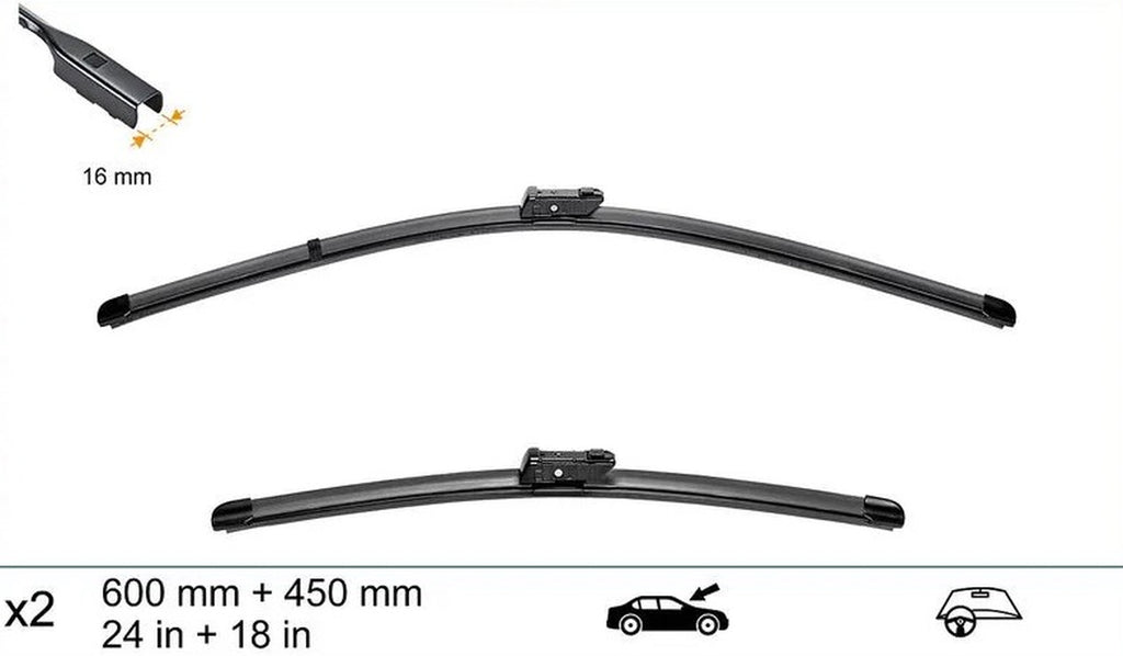 Fiat Freemont Jeep Compass Muz Silecek Takımı Marelli 359015016292 - main
