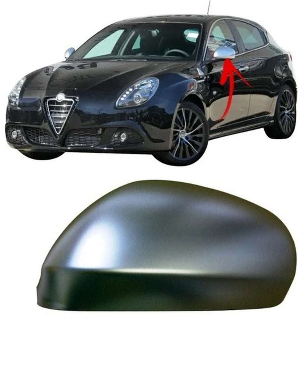 Giulietta Yan Ayna Kapağı Sol 2010 Sonrası Dega - product