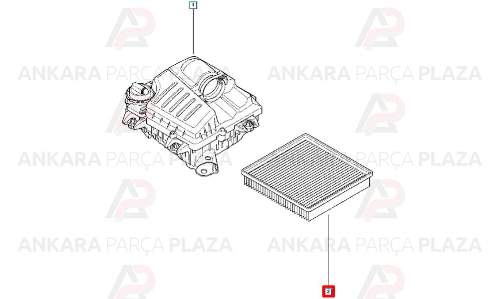 Hava Filtresi Trafic 2 2,0 Dcı R9M