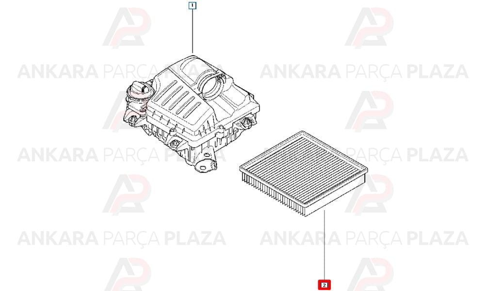 Hava Filtresi Trafic 2 2,0 Dcı R9M