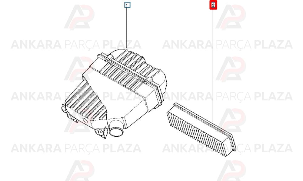 Hava Filtresi Dokker Logan 2 Sandero 2 1,4/1,6