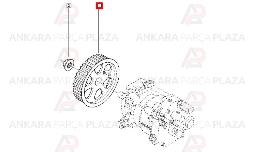 Mazot Pompa Kasnaği Kajdar Duster Lodgy Kadjar Fluence Megane 3
