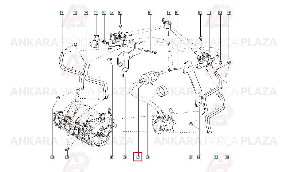 Dacia Logan Lpg Filtresi Orijinal 169195019R 169190397R