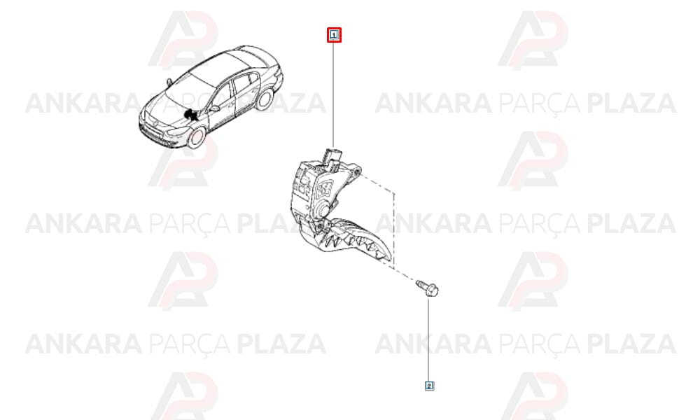 Megane 3 Gaz Pedalı Hız Regülatörlü 180020022R