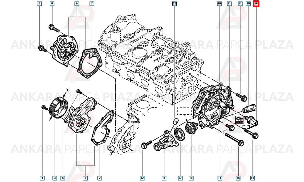 Hararet Müşürü Clio 3 - 4 Megane 2 - 3 Logan Sandero Fluence