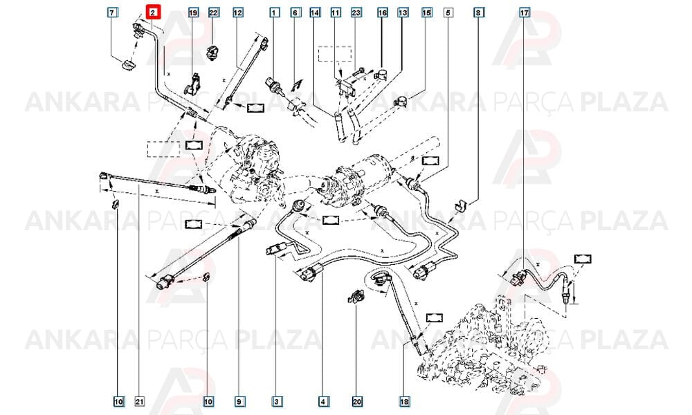 Captur, Clio, Megane 3, Fluence Turbo Sıcaklık Sensörü İthal Orijinal 226405227R-1