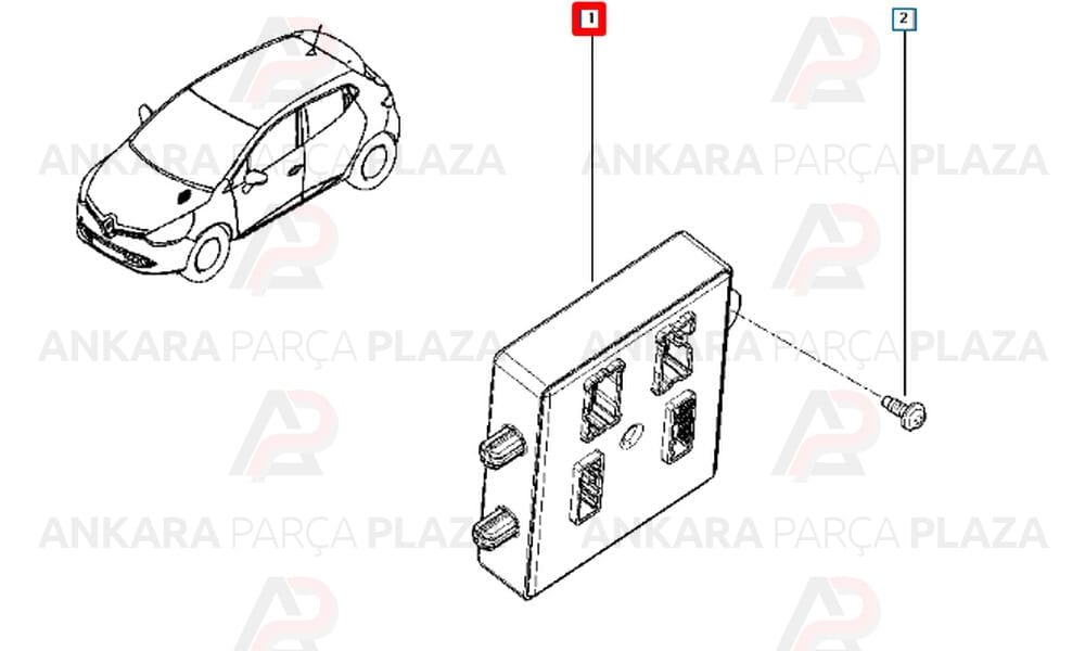 Enjeksiyon Beyni ( Enerji Yönetim Modülü ) Clio 4 Captur 231A00174R