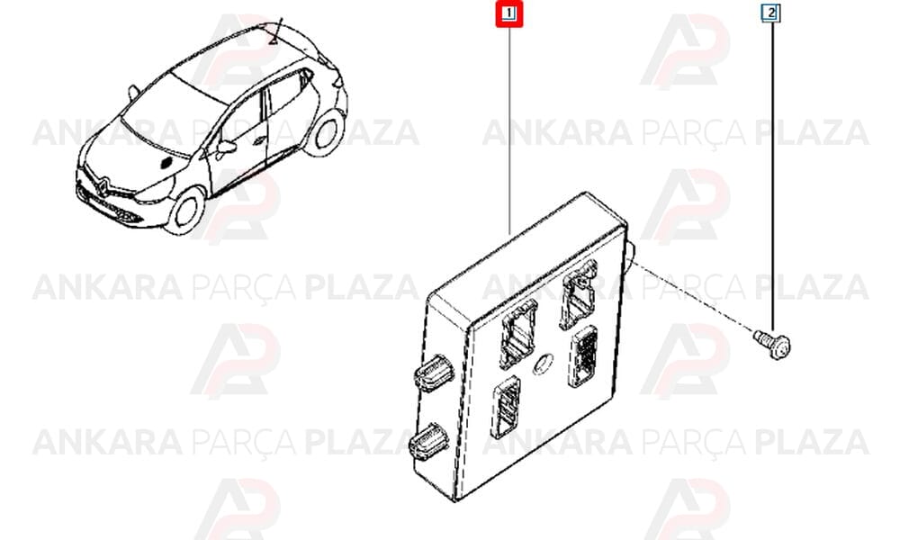 Uch Beyni Sigorta Kutusu Captur Clio 4 231A02188R
