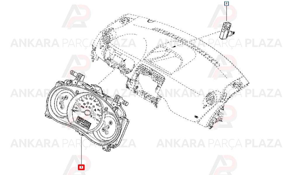 Gösterge Paneli Komple Kango 3 248102341R