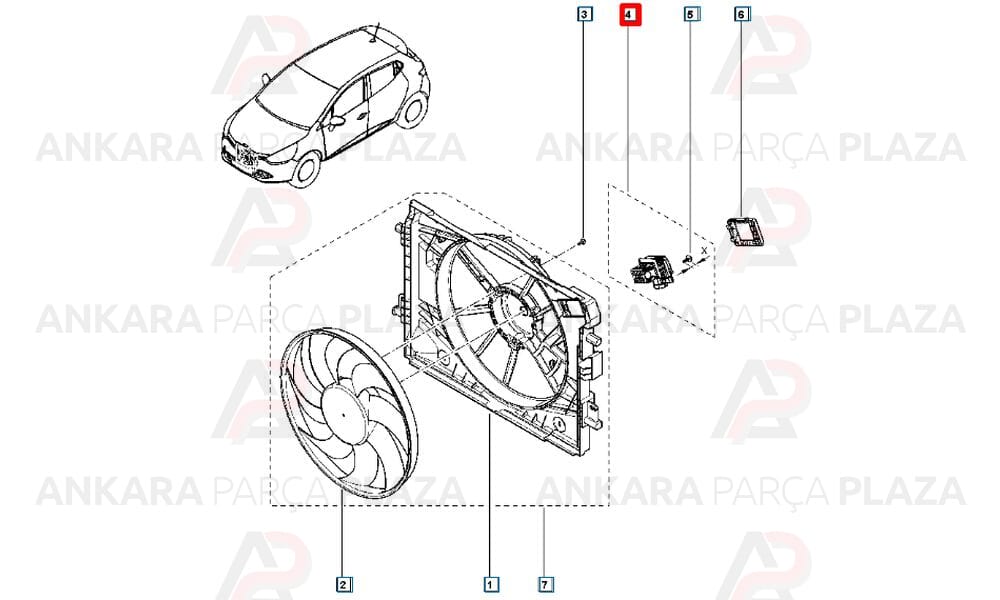 Clio 4 Captor Dokker Lodgy Fan Rezistansı Sagemfrans
