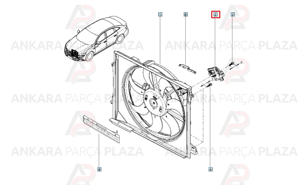 Talisman Megane 4 Latitüde Fan Rezistansi 255507773R